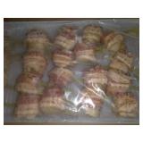 You get a box of 100 bacon wrapped scallops