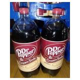 You get 4- 2liter bottles of dr pepper & cream