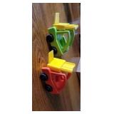 2 little peoples forklift trucks