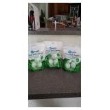 3 package of FIZZY BATH BOMBS. SOOTHING GREEN TEA