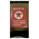 TEXACO MOTOR OIL 
Listen to the Improvement