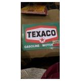 TEXACO GASOLINE MOTOR OIL 
New Metal Sign
