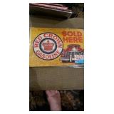 RED CROWN GASOLINE SOLD HERE
New Metal Sign