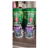 2 Jars of ART OF GREEN WIPES. Lavender Scent.