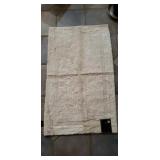 IVORY BATH RUG by WAMSUTTA. 24 INCH X 40