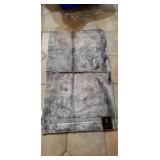 DENIM (BLUE) BATH RUG by WAMSUTTA. 24 INCH X 40