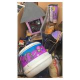 Box of Halloween Decorations