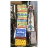 New Kleenex packages, home decor and tins