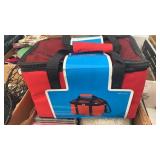 Soft sided cooler with ice packs.  NEW