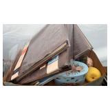 3 scrapbook albums kitty box and more!