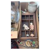 Flat of home decor, Lantern, and more