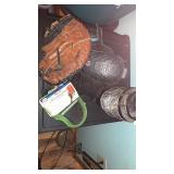 Glove, lantern, knee pads, and more