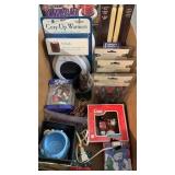 Box of Christmas.  Coca Cola ornament village