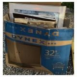 Box of pictures and picture frames