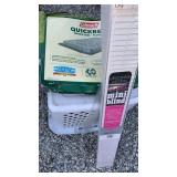 Air mattress (queen) and mini blind