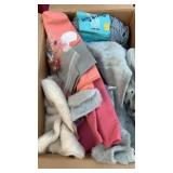 Box of felt and material