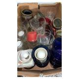 Lot of glasses, mugs, and misc.