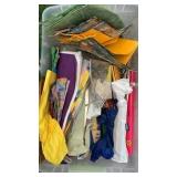Large tote of gift bags and tissue paper