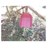 Wheelbarrow  top  and trellises  garden decor