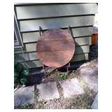 Vintage wood folding table