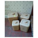 Vintage canister set