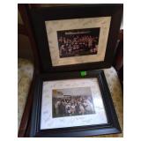 2 autographed Purdue sports pictures