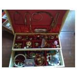 White box of jewelry