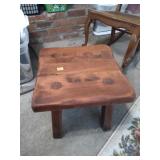 Primitive  wood stool