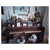 Contents of the piano not the panio or bench
