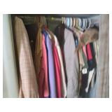 Closet of clothes