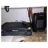 Comfort zone heater & VCR