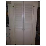 2 louvered closet doors buyer responsible  for