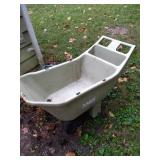 Plastic yard cart (as is)