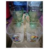 Coca-Cola and Disney cups