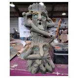 Incense burner smoking tree
