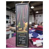 Friendship is the wind of life  wooden box