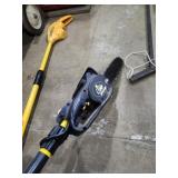 McCulloch chainsaw on pole extender
