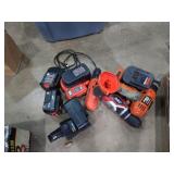 Drills batteries chargers