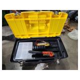 Stanley toolbox with contents