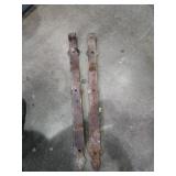 Door strap hinges