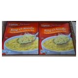 Case of 12 boxes of lipton chicken rings soup.2