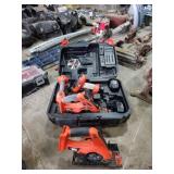 Black and Decker tools batteries and chargers