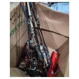 Fishing poles and reels