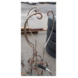 Shepherd hook planter hangers (4)