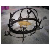 Metal hanging rack