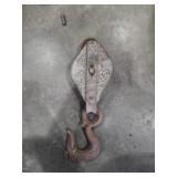 Pulley with hook