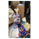 Take all lot NASCAR, die cast, lamp, Earnhardt,