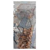 Wire basket and Stand