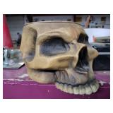 Plastic skull bowl