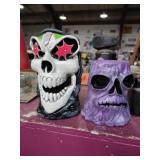 2 grave digger plastic cups